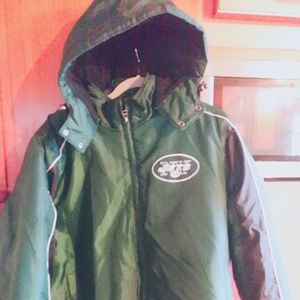 Men's NFL New York Jets winter coat. Sz XL